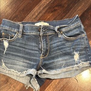 Abercrombie & Fitch Blue Denim Shorts
